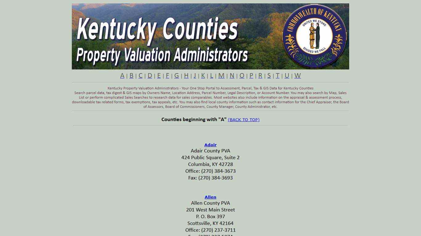 Kentucky Property Valuation Administrators